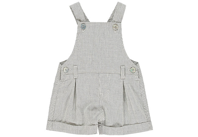 grey summer dungaree for little boys